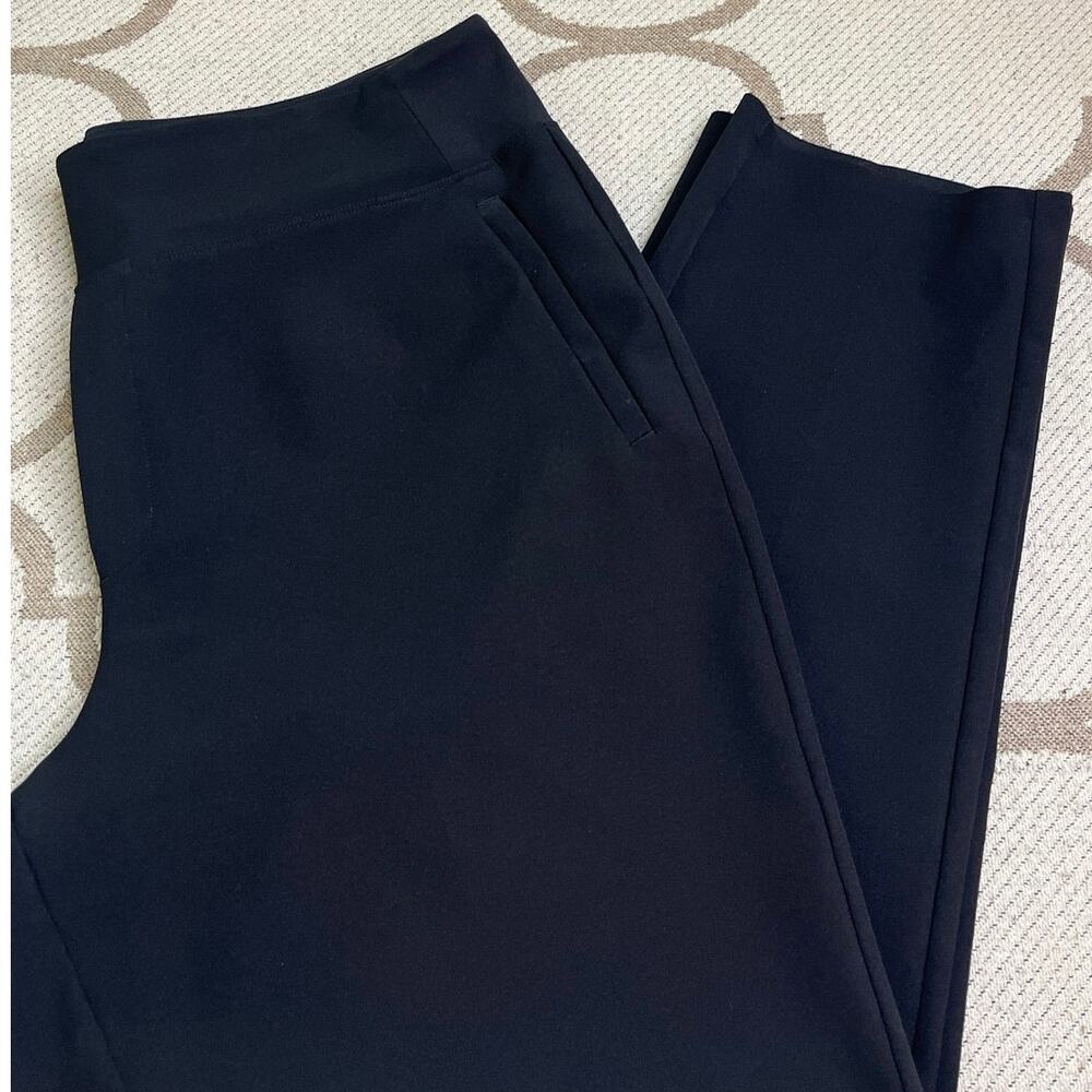 Athleta Endless High Rise Pants Size 16 Textured Stretch Tapered Leg Work Travel - Picture 2 of 13